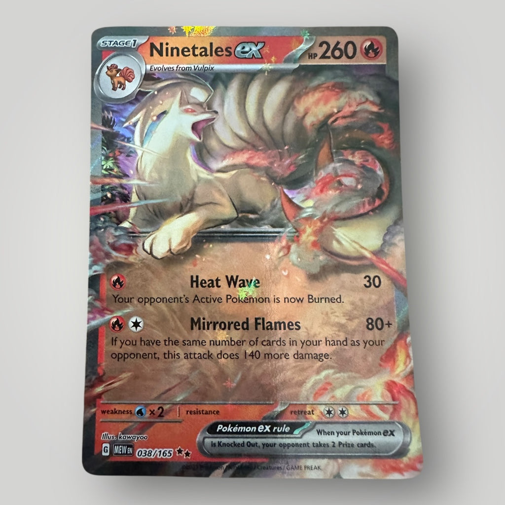 Ninetales EX 038/165 Scarlet & Violet 151 Pokemon Card