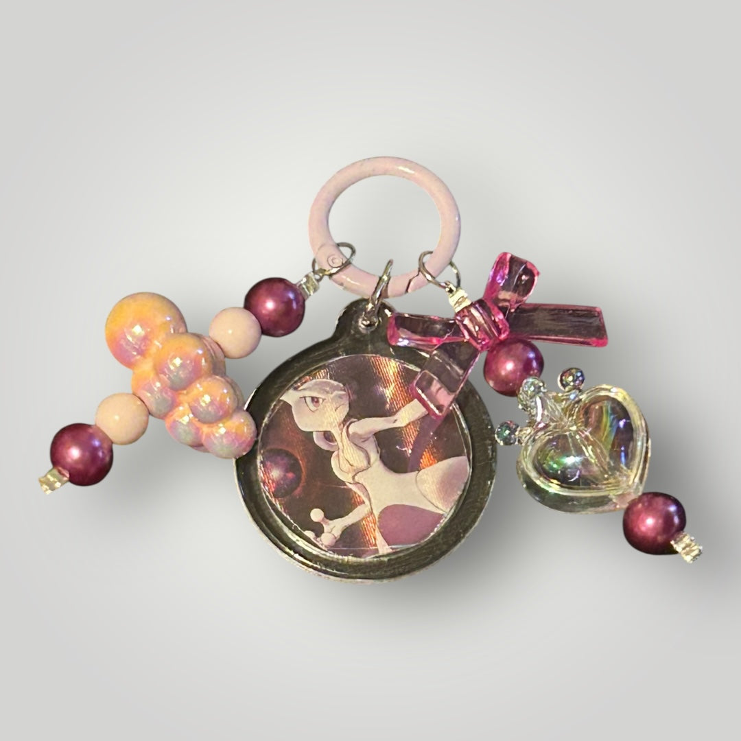Mewtwo Pokemon Keychain