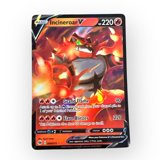 Pokemon Incineroar V Sword & Shield Champion's Path Card